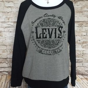 Gray/black Levi's sweatshirt